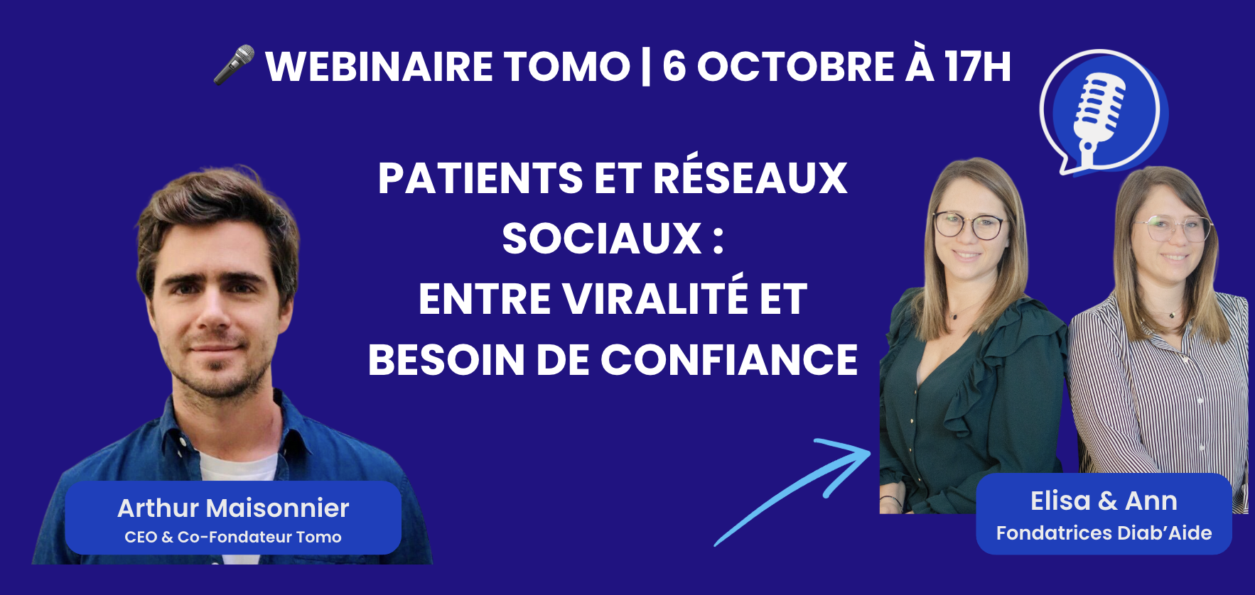Webinaire Tomo — Patients et réseaux sociaux : entre viralité et besoin de confiance