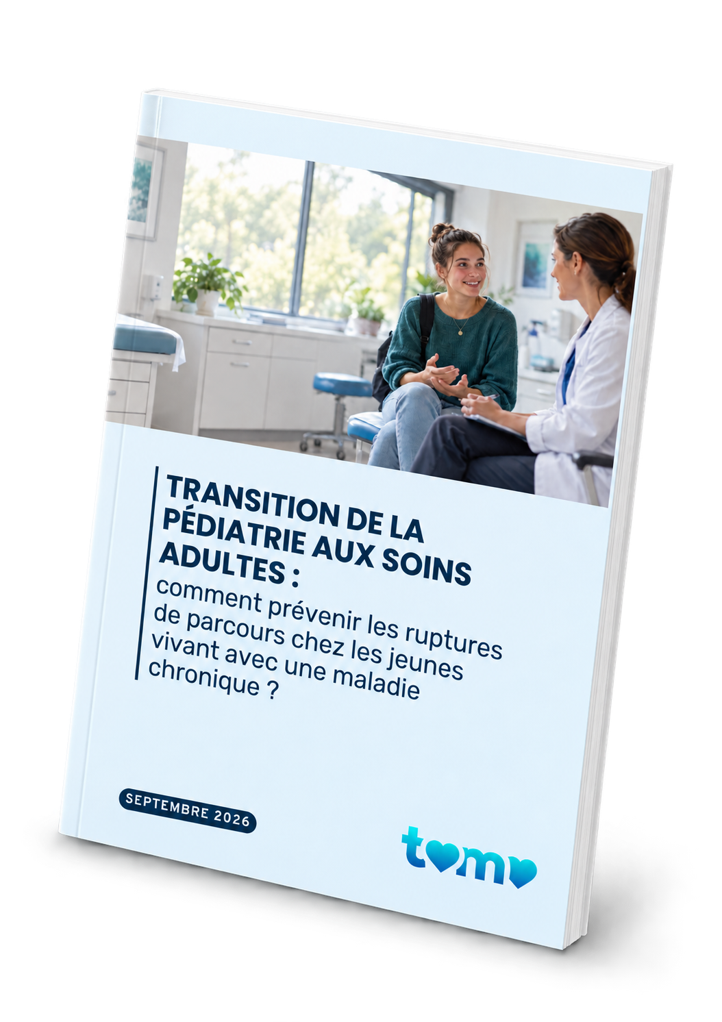 Couverture du livre blanc : Transition de la pédiatrie aux soins adultes, septembre 2026